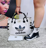 Adidas shoes & bag set