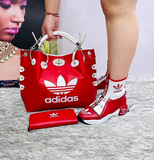 Adidas shoes & bag set