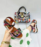 Floral Bag and shoes sets - Nazbeauti