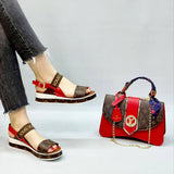 Lv sandals set - Nazbeauti