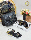 CC Sandals and bag set - Nazbeauti