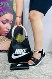 Nike Bag and Sandals Set - Nazbeauti