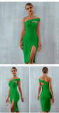 Blue Bodycon Bandage - Nazbeauti