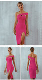Blue Bodycon Bandage - Nazbeauti