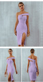 Blue Bodycon Bandage - Nazbeauti
