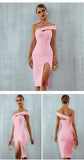 Blue Bodycon Bandage - Nazbeauti