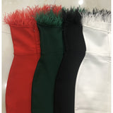 Sexy Strapless Backless Feather - Nazbeauti