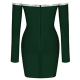 Bandage Dress Long Sleeve - Nazbeauti