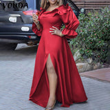 Off Shoulder Maxi Dress - Nazbeauti