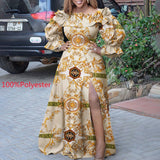 Off Shoulder Maxi Dress - Nazbeauti