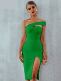 Blue Bodycon Bandage - Nazbeauti