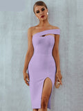 Blue Bodycon Bandage - Nazbeauti
