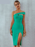 Blue Bodycon Bandage - Nazbeauti