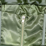 Army Green Satin Elegant - Nazbeauti