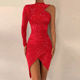 Glitter Glamorous One Shoulder - Nazbeauti
